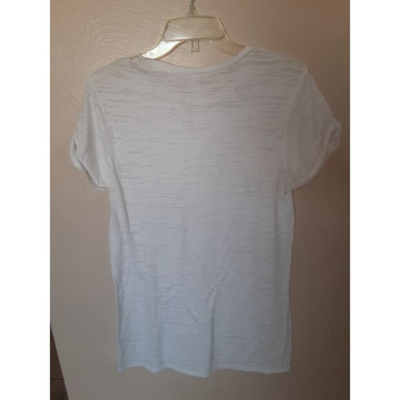RVCA Heathered White Extra Long TShirt - Picture 2 of 6